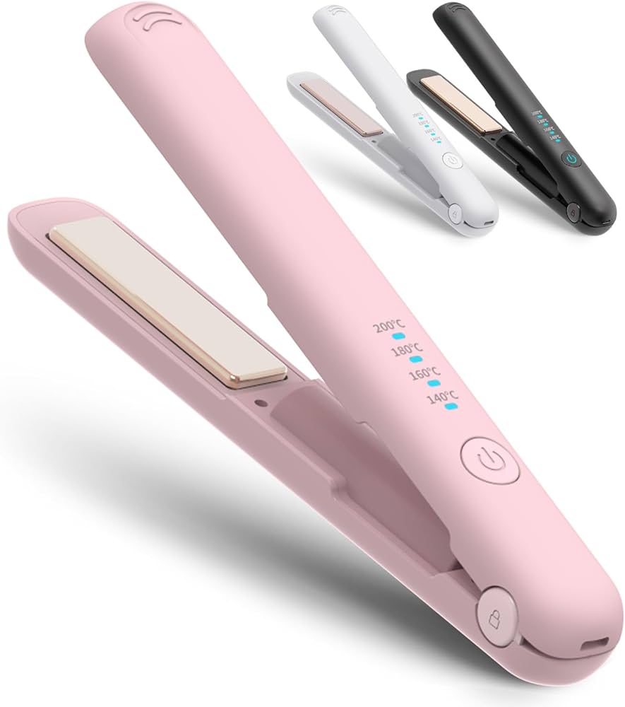 Amazon | ヘアアイロン コードレス 2WAY カール/ストレートヘア