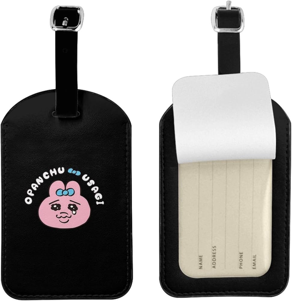 Amazon.co.jp: おぱんちゅうさぎ 荷物タグ ネームタグ ラゲージタグ