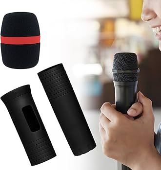 Amazon.co.jp: Deevoka ワイヤレスハンドマイク用の保護カバー。マイク