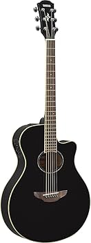 Amazon.com: Yamaha APX600 BL Thin Body Acoustic-Electric Guitar