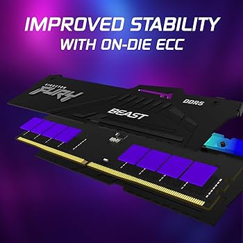 Kingston FURY Beast RGB 32GB (2x16GB) 6000MT/s DDR5 CL36 Desktop