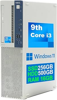 Amazon.co.jp: デスクトップパソコン NEC Mate 整備済 第9世代 Core i3