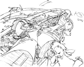 Amazon.com: Flcl Ekonte Storyboard Art Illustrations Groundwork of