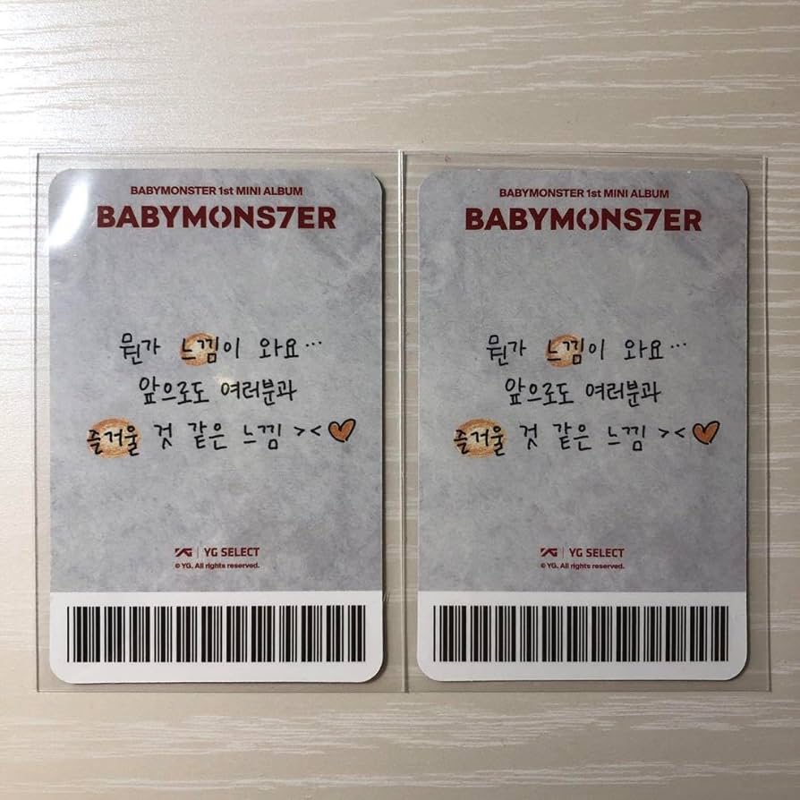 Amazon.co.jp: babymonster ローラ トレカ yg select 特典 : おもちゃ