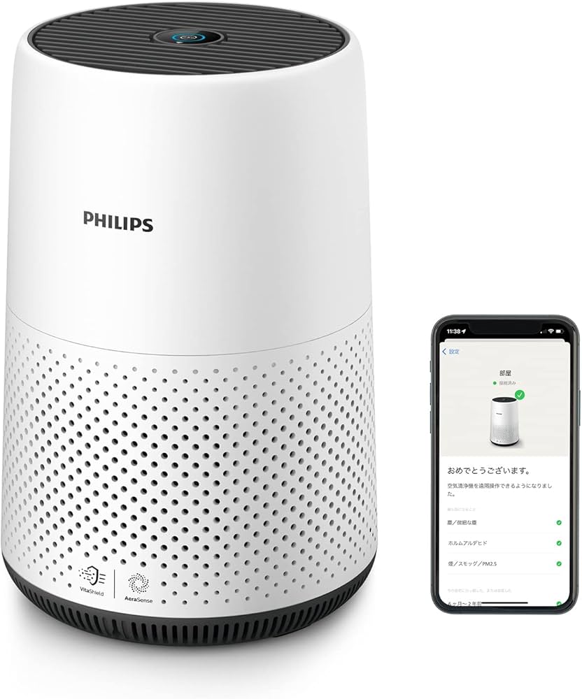 Amazon.co.jp: PHILIPS (フィリップス) 空気清浄機 AC0850 卓上 小型