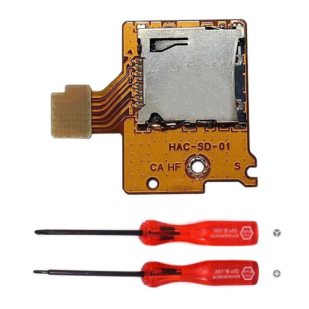 Amazon.com: lenboes Micro TF SD Card Slot Replacement Repair Part