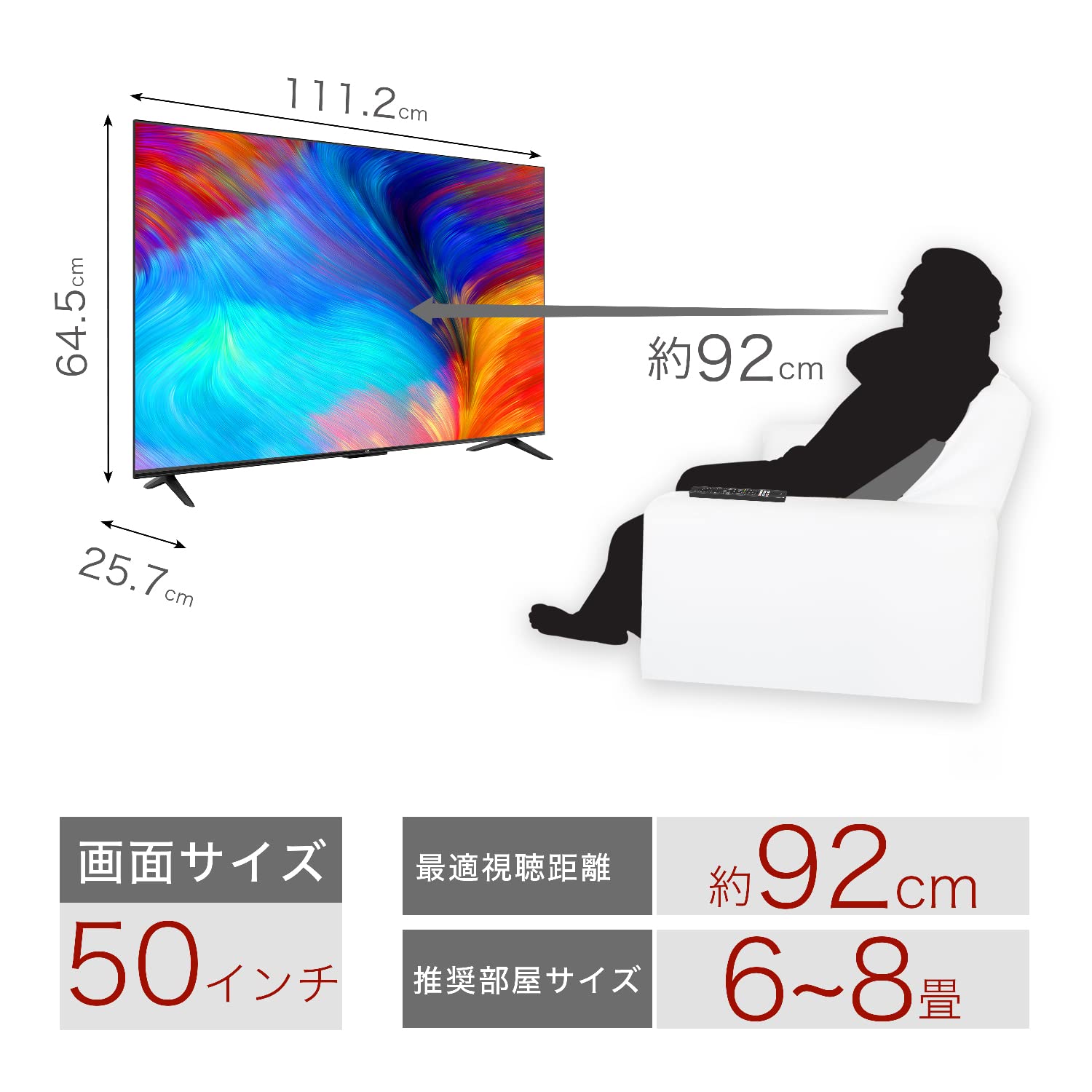 Amazon | 【Amazon.co.jp 限定】TCL テレビ 50V型 チューナーレス 4K
