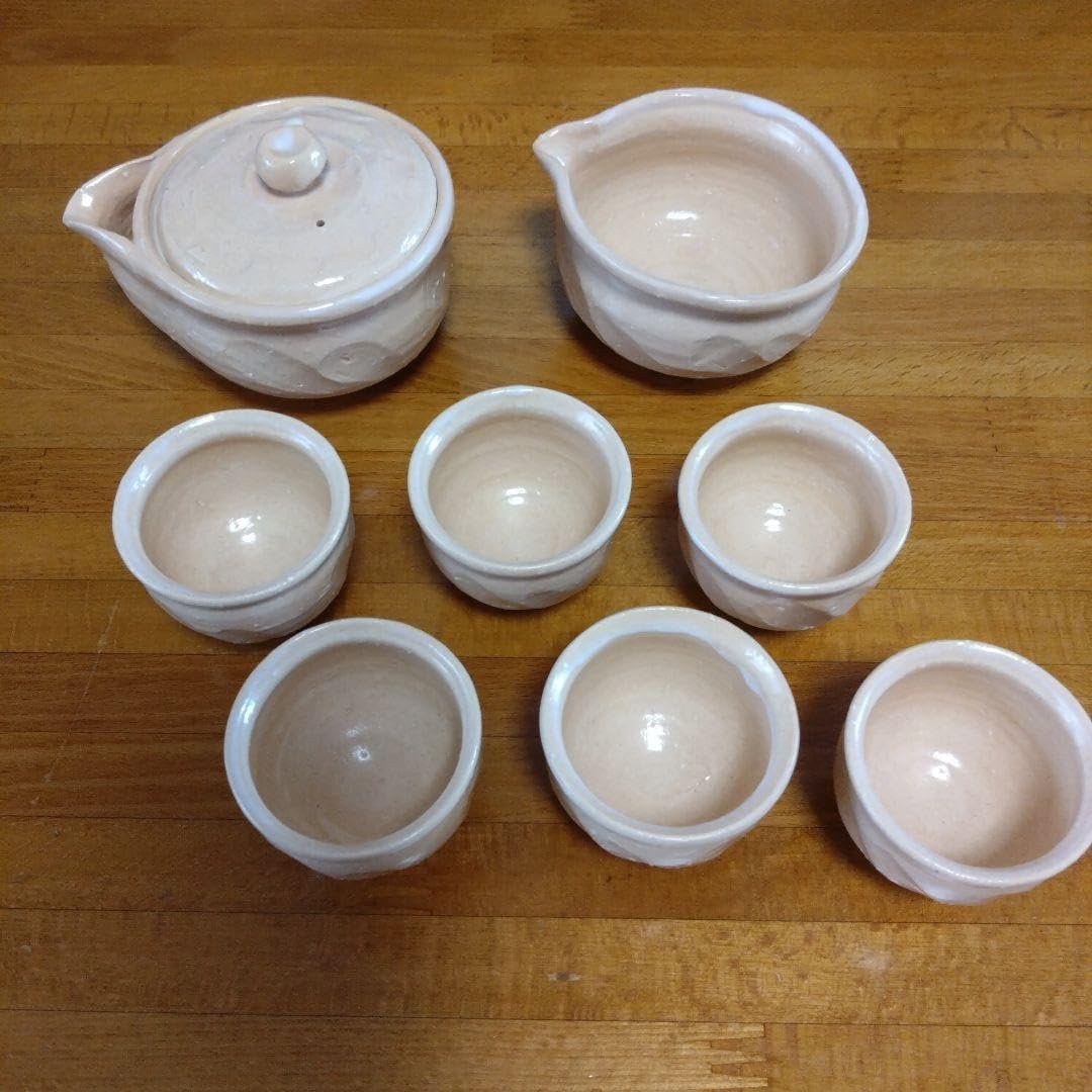 萩焼 11代 大和松雁作 玉露茶器セット 萩焼 11代 大和