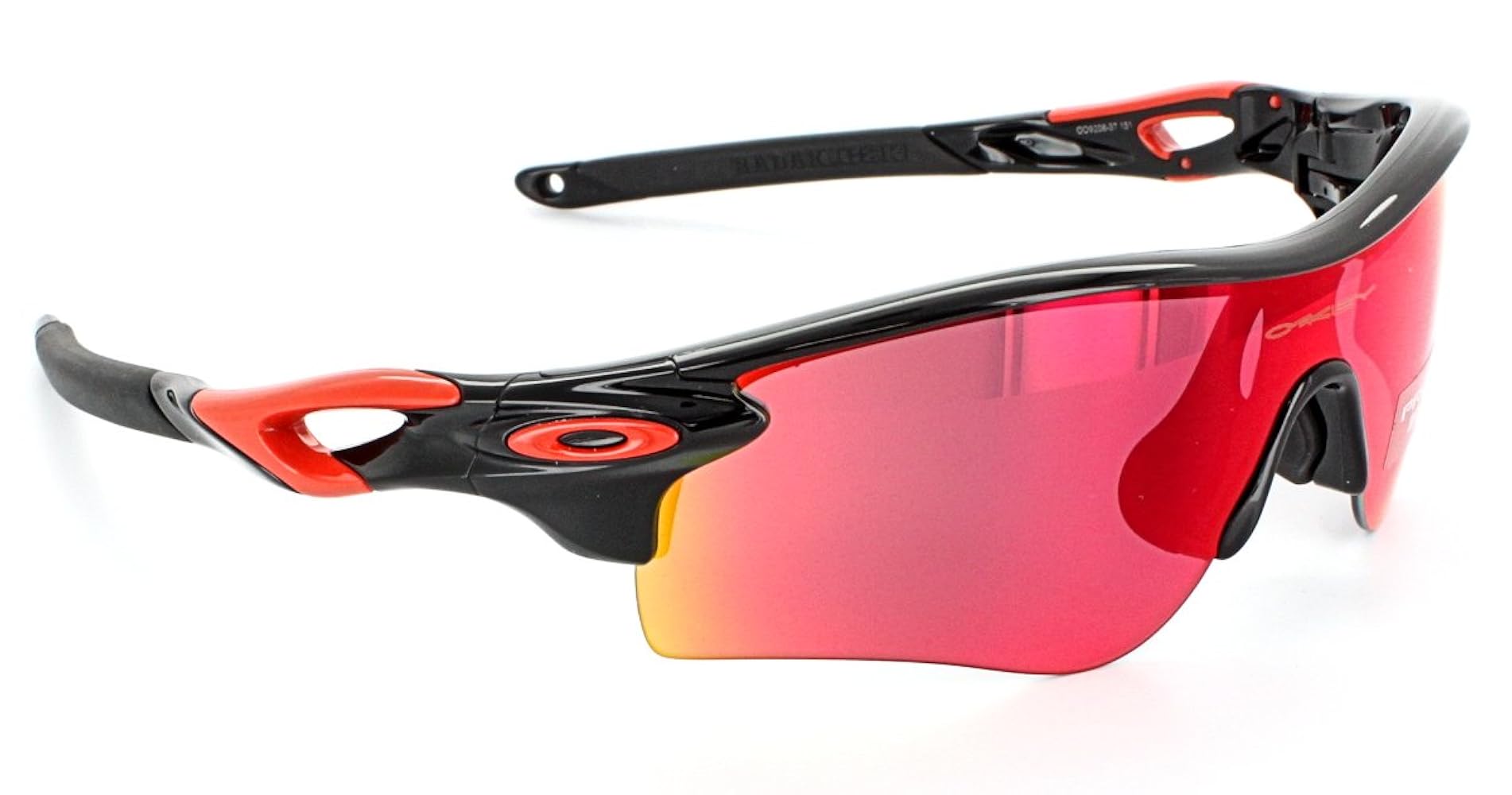 OAKLEY アビエーター風サングラス クリア/レッド OAKLEY アビエーター
