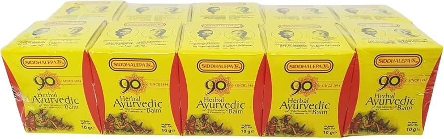 Amazon | シッダレパ アーユルヴェーダ バーム, 10g x 10個セット