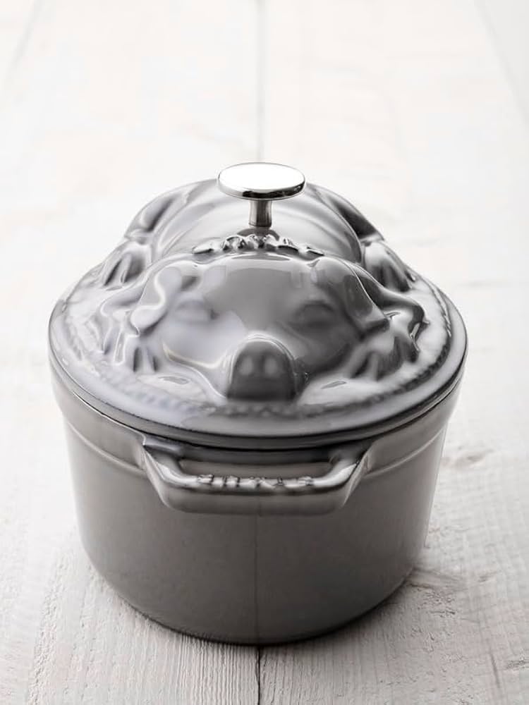STAUB LA COCOTTE グレー 両手鍋20センチ STAUB LA COCOTTE ストウブ