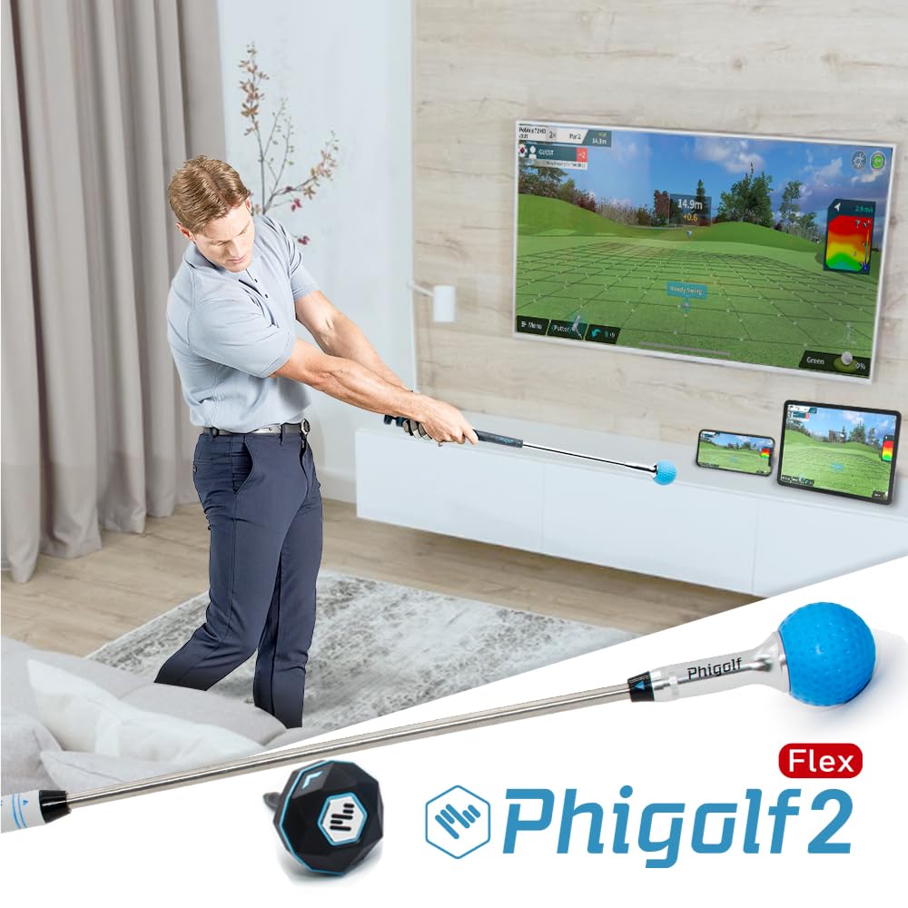 Amazon | Phigolf2 Flex ホームゴルフゲームシミュレーター スマート
