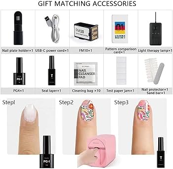 Auto Nail ホワイト ネイルアートマシン Auto Nail ホワイト ネイル