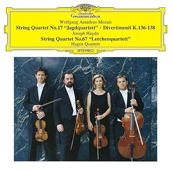 Amazon | モーツァルト：弦楽四重奏曲第17番《狩り