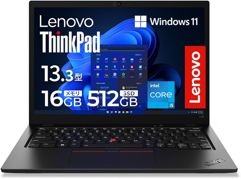 Lenovo ThinkPad L13 Gen3 第12世代 Win11搭載 Amazon.co.jp: 【公式