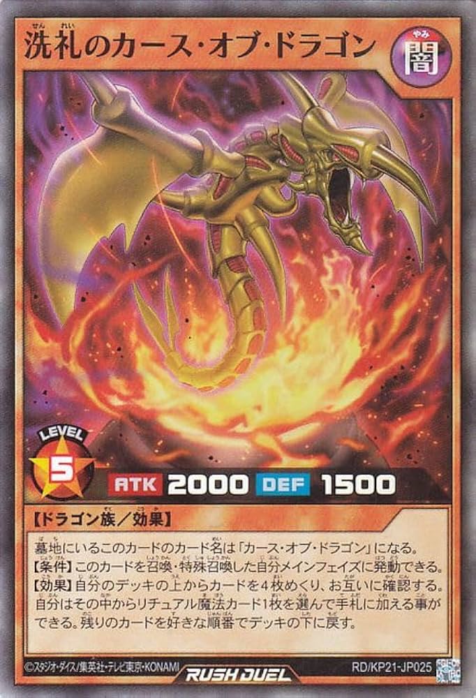 Amazon.co.jp: 遊戯王ラッシュデュエル 洗礼のカース・オブ・ドラゴン