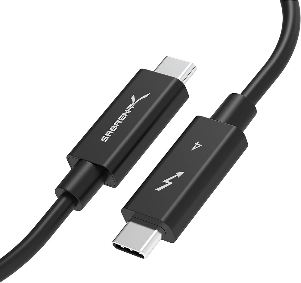 Amazon.com: SABRENT Certified Thunderbolt 4 Cable, 2M (6.5ft