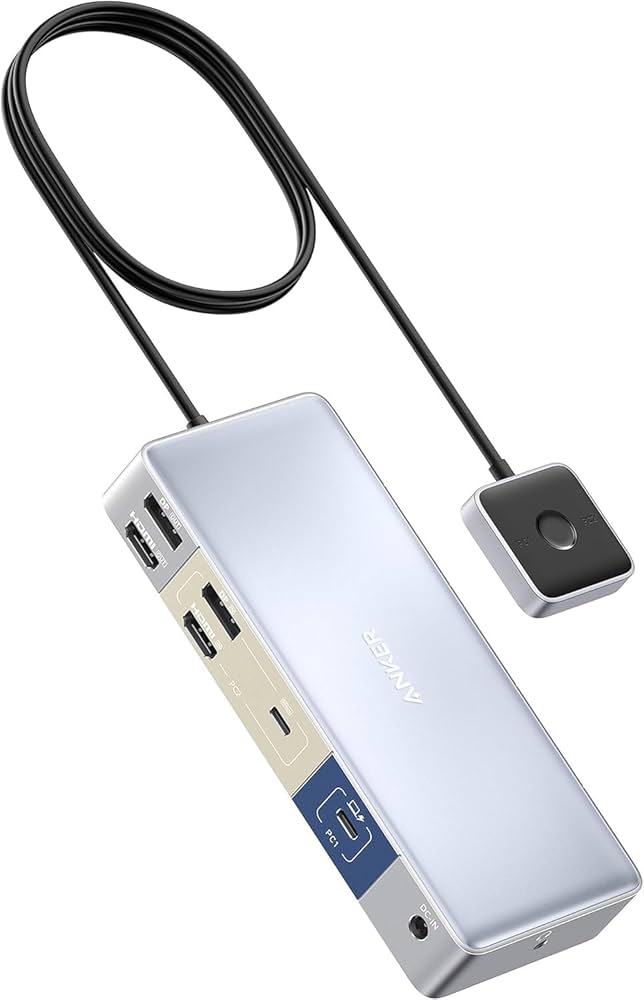 Amazon.com: Anker Docking Station, KVM Switch for a Desktop PC and