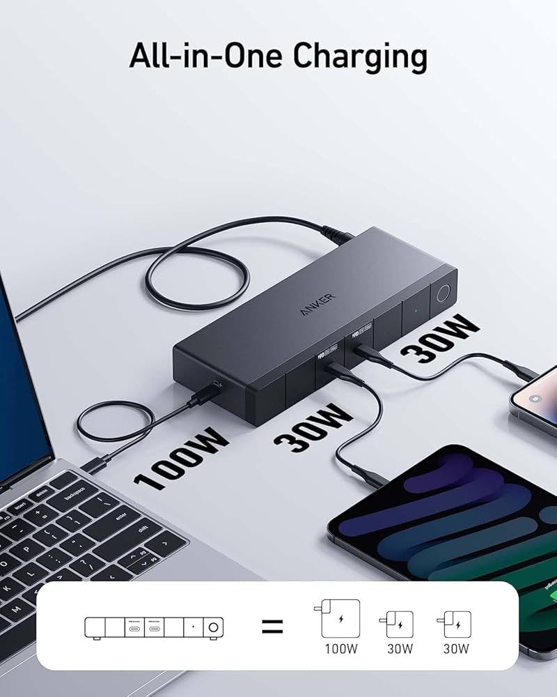 Anker 568 USB-C Docking Station (11-in-1, USB4), Up to 100W