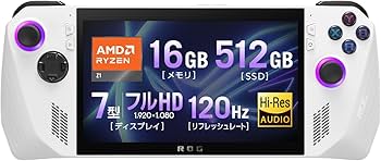 Amazon.co.jp: ASUS ゲーミングPC ROG Ally 7インチ Ryzen Z1 メモリ