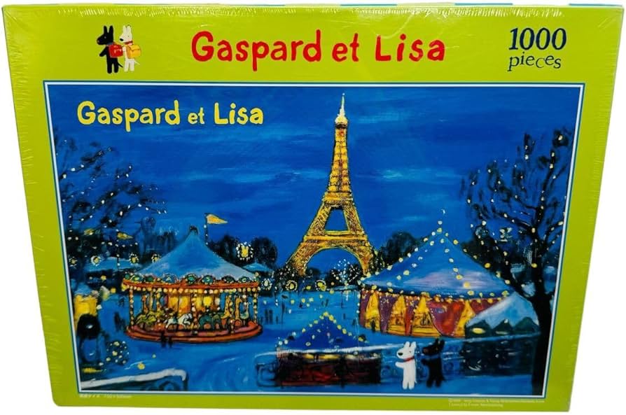 Amazon | リサとガスパール ジグソーパズル 夜のゆうえんち 1000ピース