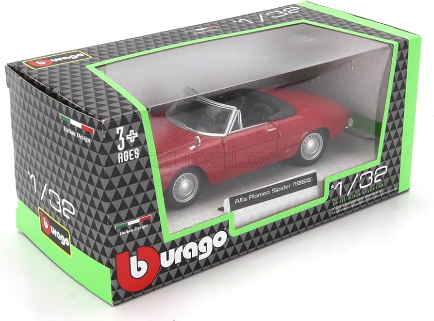 Amazon | ブラーゴ アルファロメオ ミニカー 1/32 ALFA ROMEO 1600