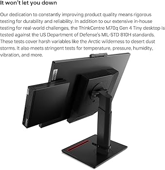 Amazon.com: Lenovo ThinkCentre M70q Tiny 1L Business Desktop
