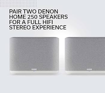 Amazon.com: Denon Home 250 Wireless Smart Speaker (White