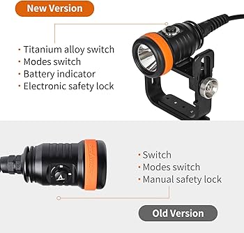 Amazon.com : ORCATORCH D620 V2.0 2700 Lumen Primary Canister Dive