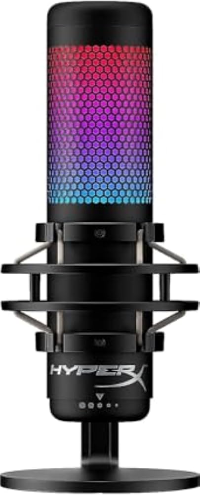 Amazon.com: HyperX QuadCast S – RGB USB Condenser Microphone for