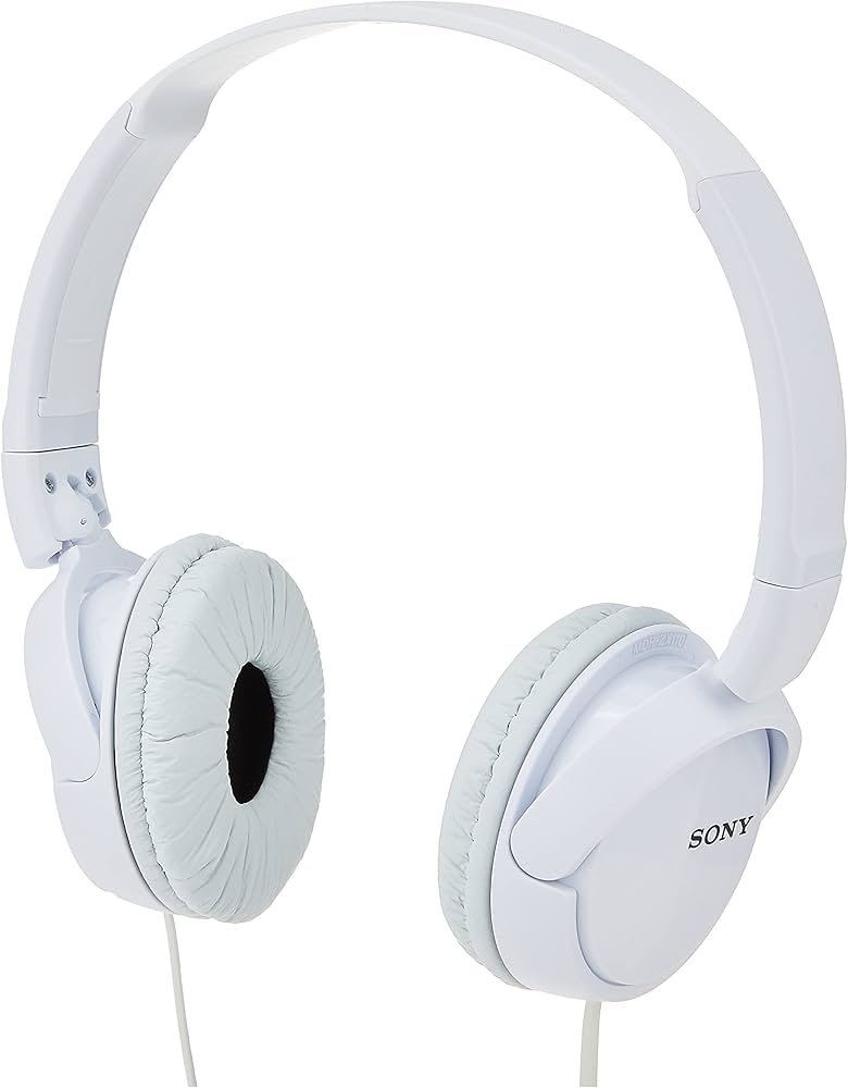 Sony MDR-ZX110 Foldable Wired Over-Ear Headphones without Mic