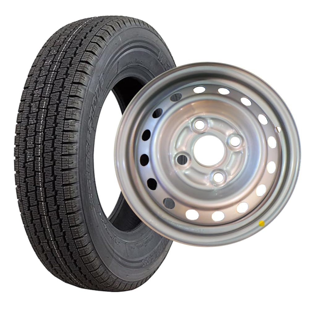 Amazon | 12インチ 4本セット スタッドレスタイヤ＆スズキ純正スチール