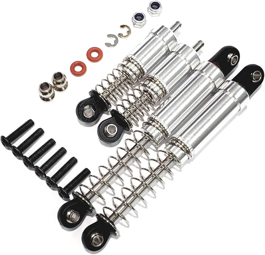 Amazon | OPパーツ アルミ オイルダンパー 4本セット タミヤ1/10グラス