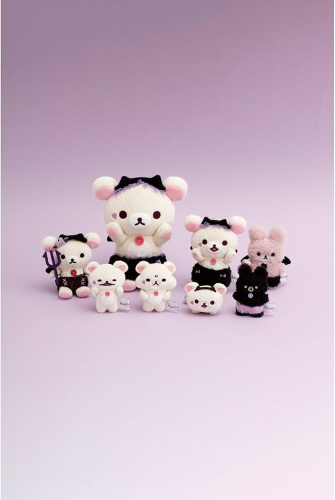 希少 リラックマあつめてぬいぐるみ5体セット コリラックマのヤンチャ