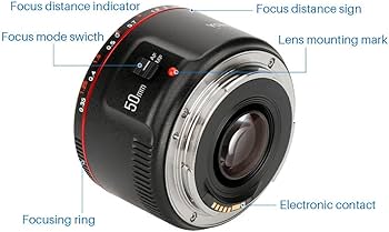 Amazon.co.jp: YONGNUO 単焦点レンズ Canon YN50mm F1.8 II EFマウント