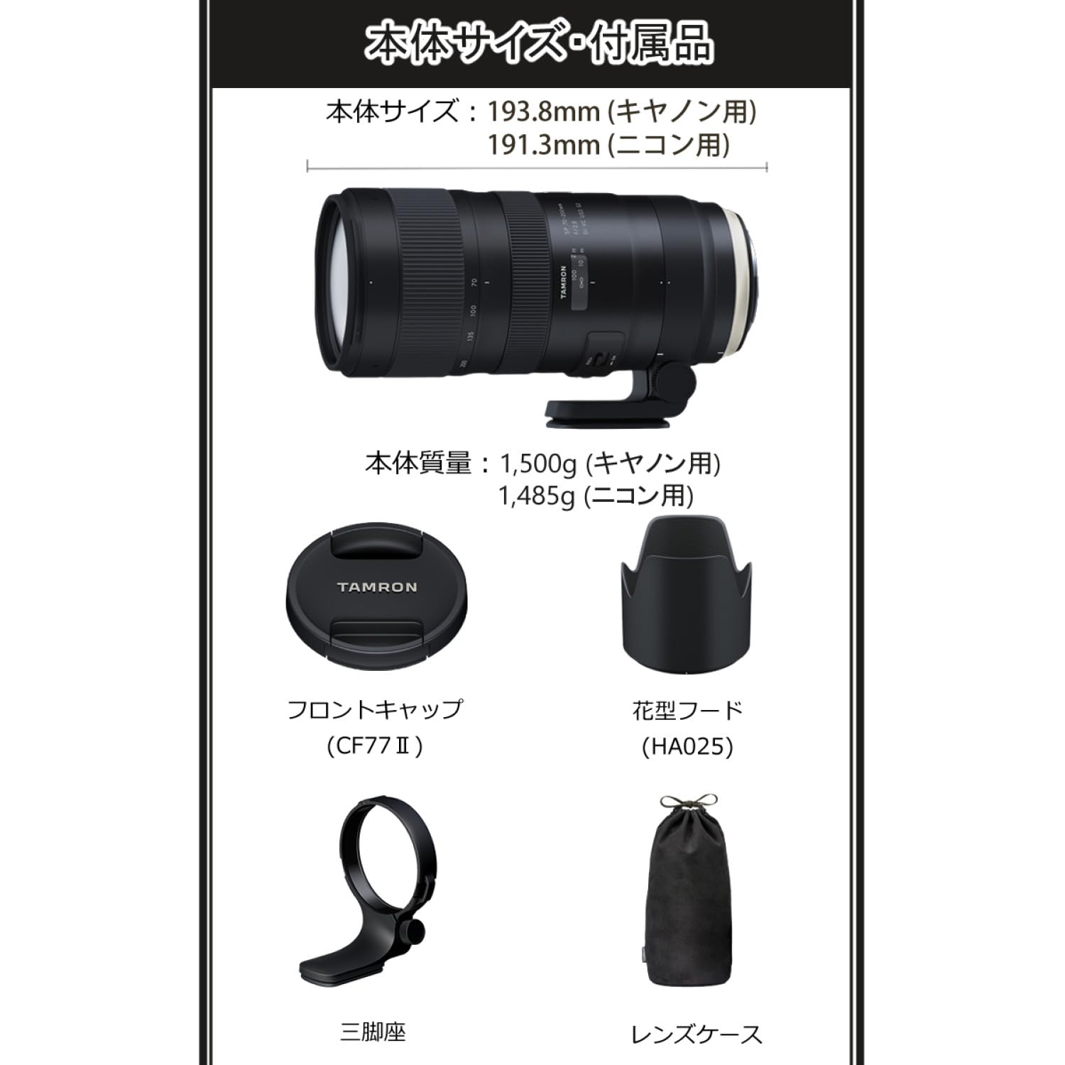 Amazon.co.jp: タムロン SP 70-200mm F2.8 Di VC USD G2 キャノン用