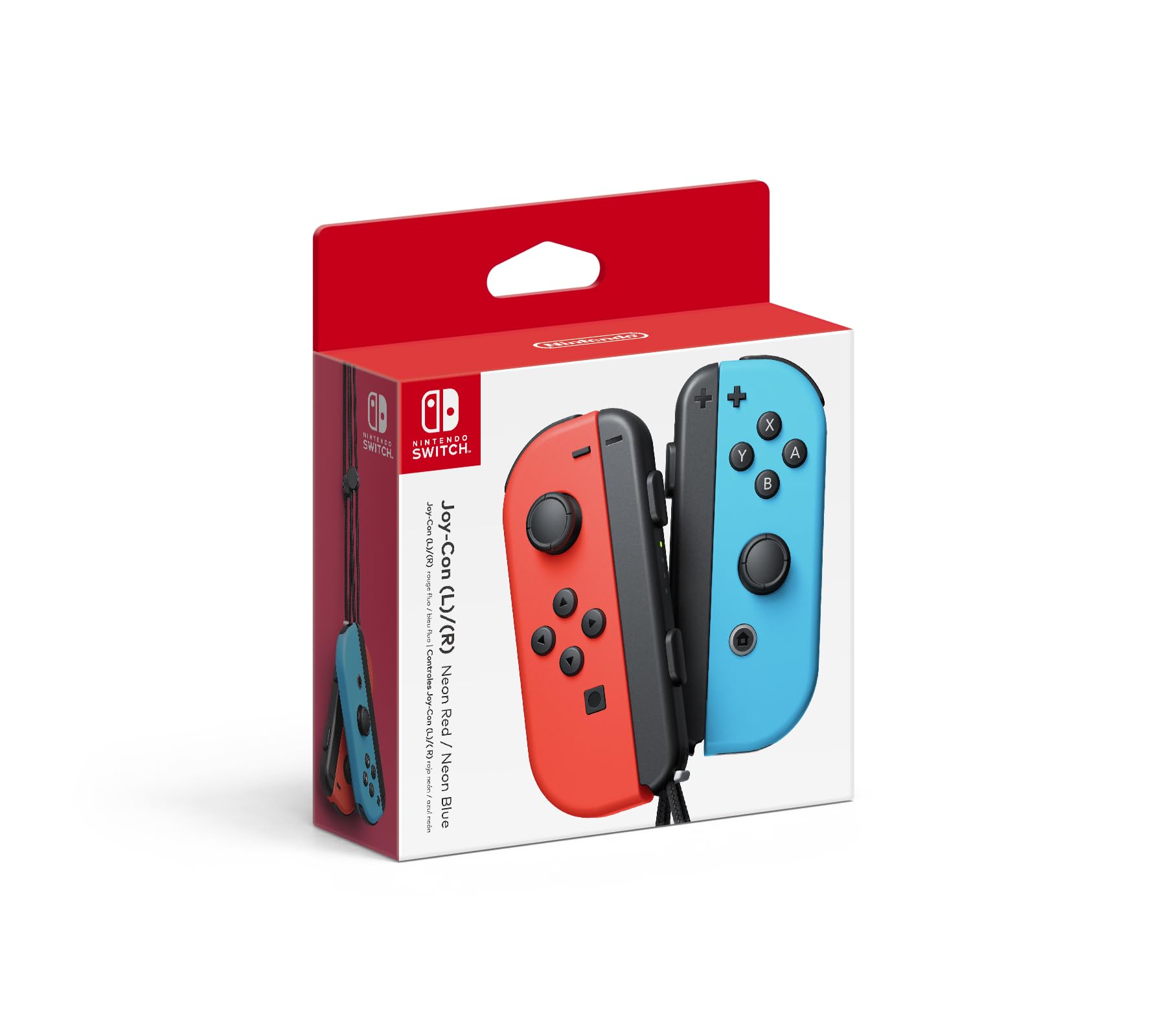 Nintendo Joy-Con (L/R) - Neon Red/Neon Blue : Amazon.co.uk: PC