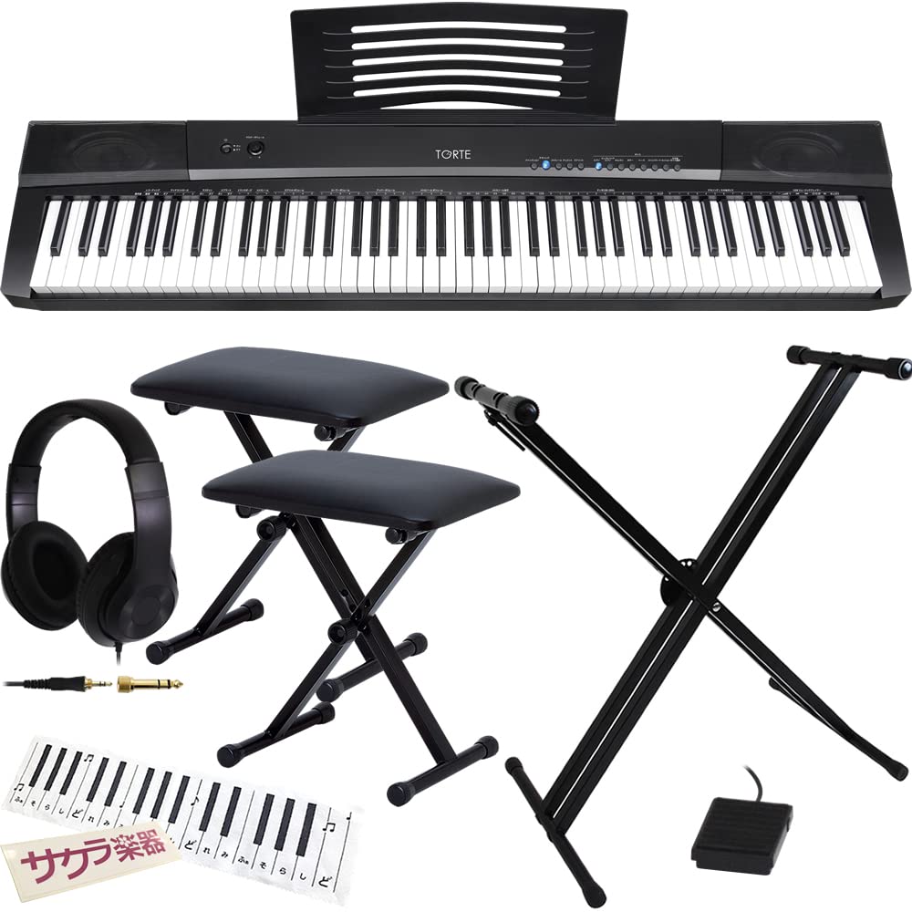 Amazon | TORTE トルテ デジタルピアノ(電子ピアノ) 88鍵 TDP-88/BK