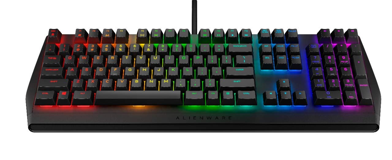 Amazon.com: Alienware USB Low-Profile RGB Gaming Keyboard AW410K