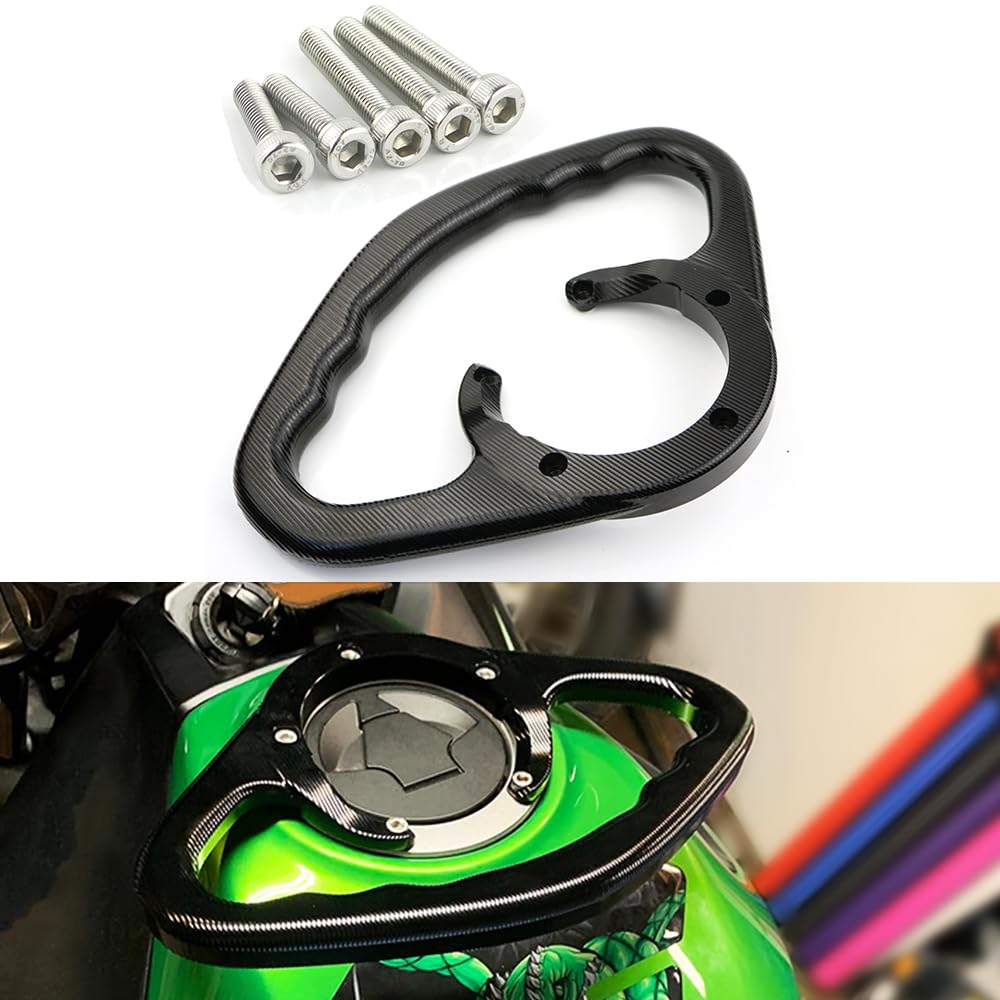 Xitomer CNC Passenger Tank Fuel Grab Bar, Fit for Ninja ZX-6R 2000