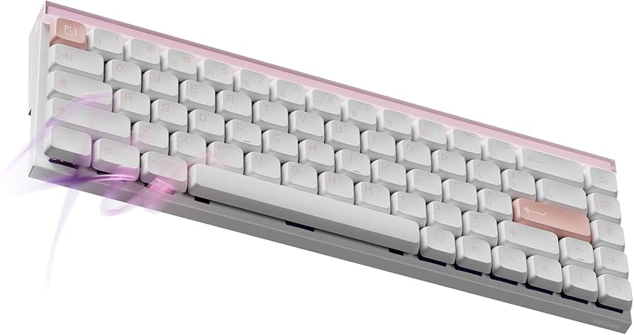 Amazon.com: MelGeek MADE68 Air Wired Keyboard, Hall Effect