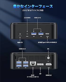 Amazon.co.jp: 【2025新版】 NIPOGI ゲーミングpc AMD Ryzen 5 7430U