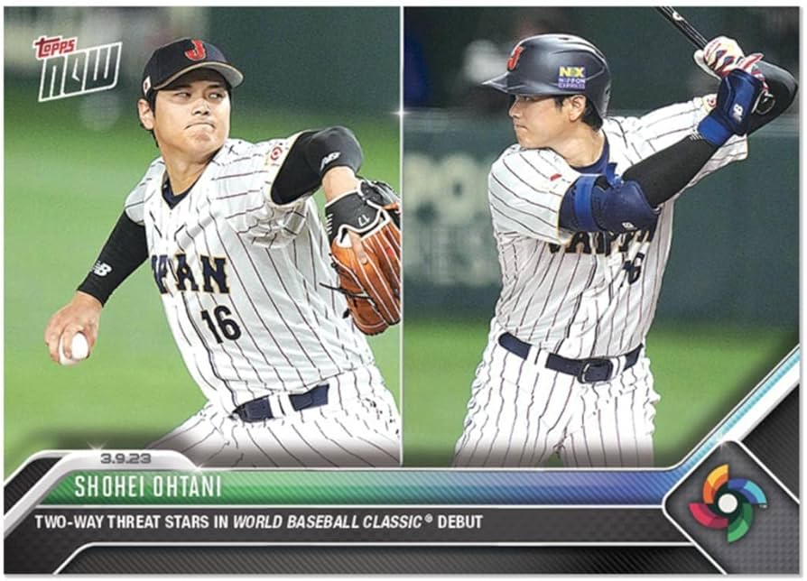 Amazon.co.jp: 2023 topps now WBC 8 トップス ナウ 大谷翔平 WBC 侍