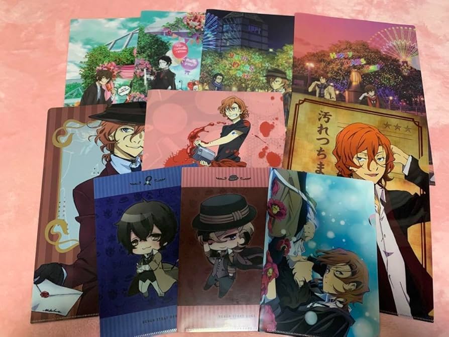 Amazon.co.jp: 文豪ストレイドッグス 中原中也 太宰治 クリアファイル