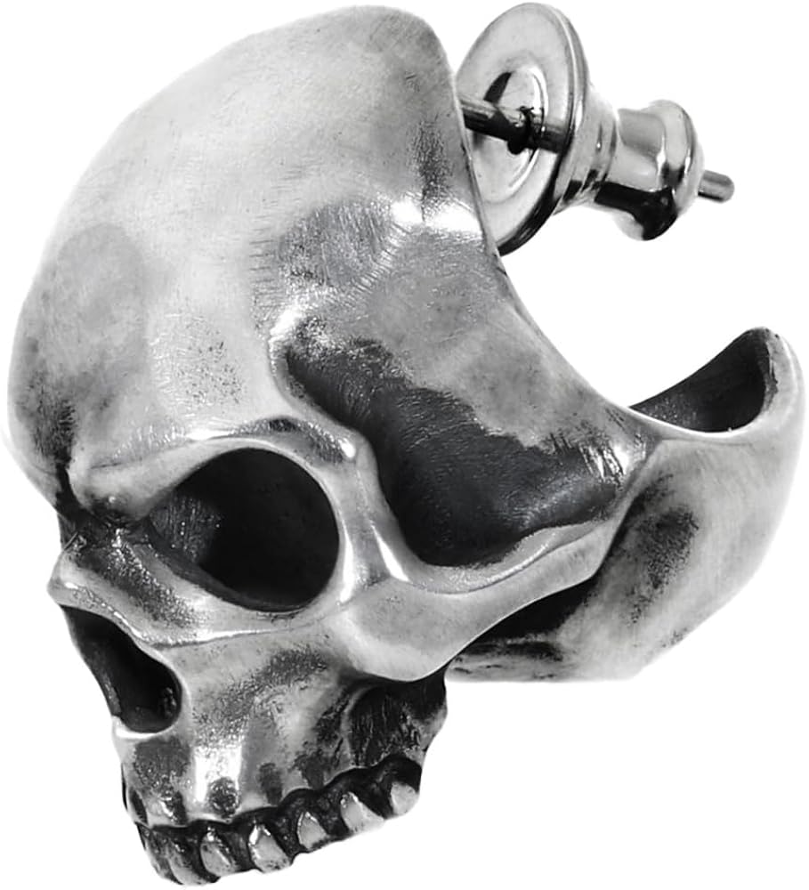 Amazon | [ラットレース] RAT RACE スカル ピアス L 1P 片耳用