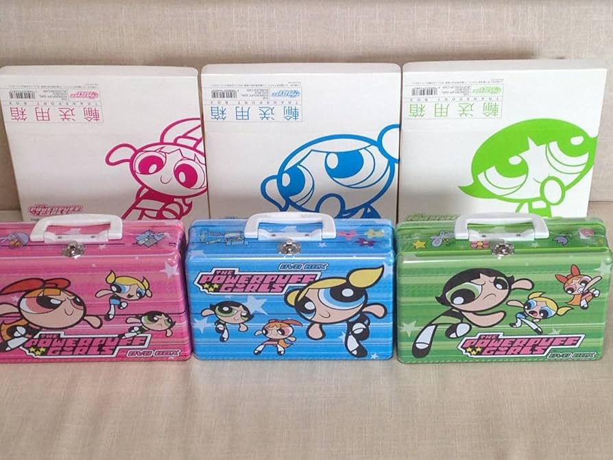 Amazon.co.jp: パワーパフガールズ DVD-BOX バターカップ缶 バブルス缶