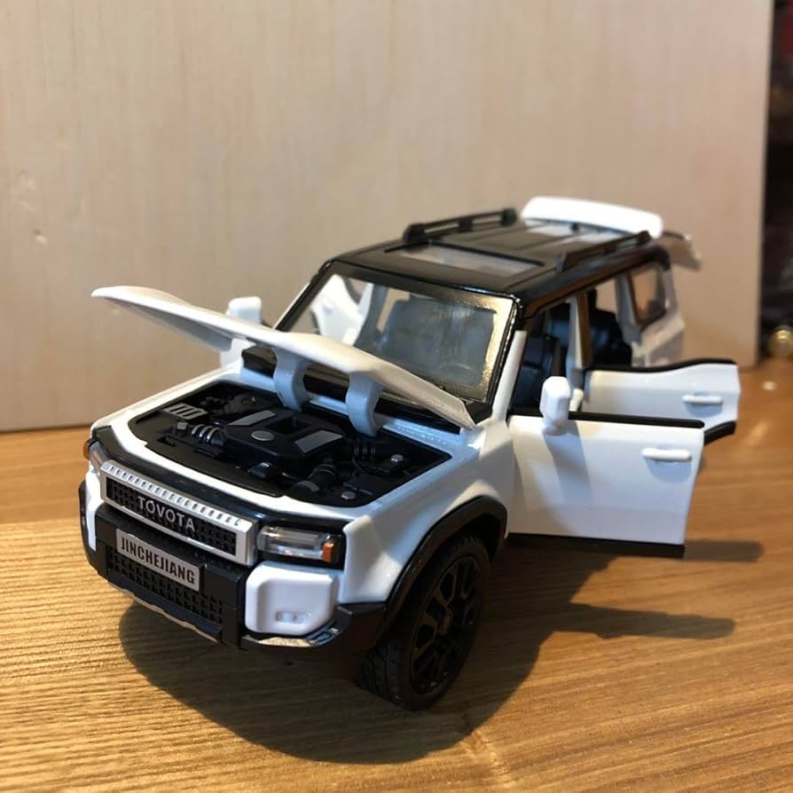 Amazon | 1 32 トヨタ ランドクルーザー250 ランクル250 白 ミニカー