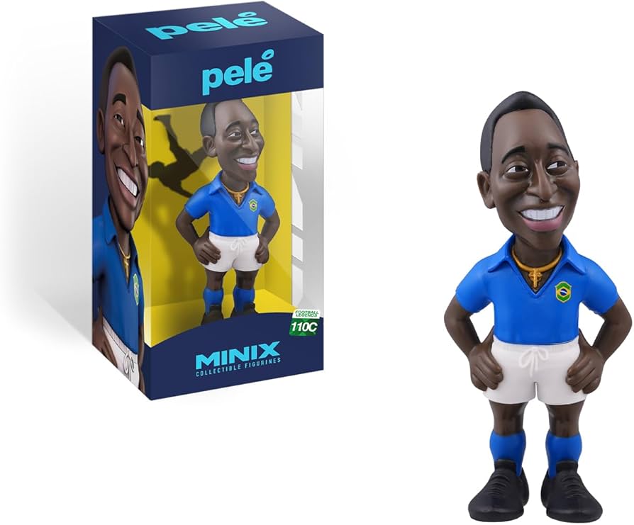 Amazon.com: Minix 12 cm Pele Soccer Figurine Official Licensed
