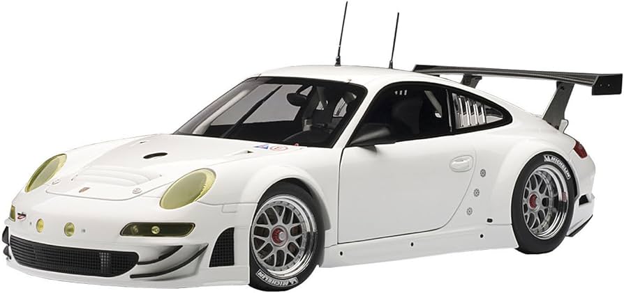 Amazon.co.jp: AUTOart 1/18 ポルシェ 911 (997)GT3 RSR 10 プレーン
