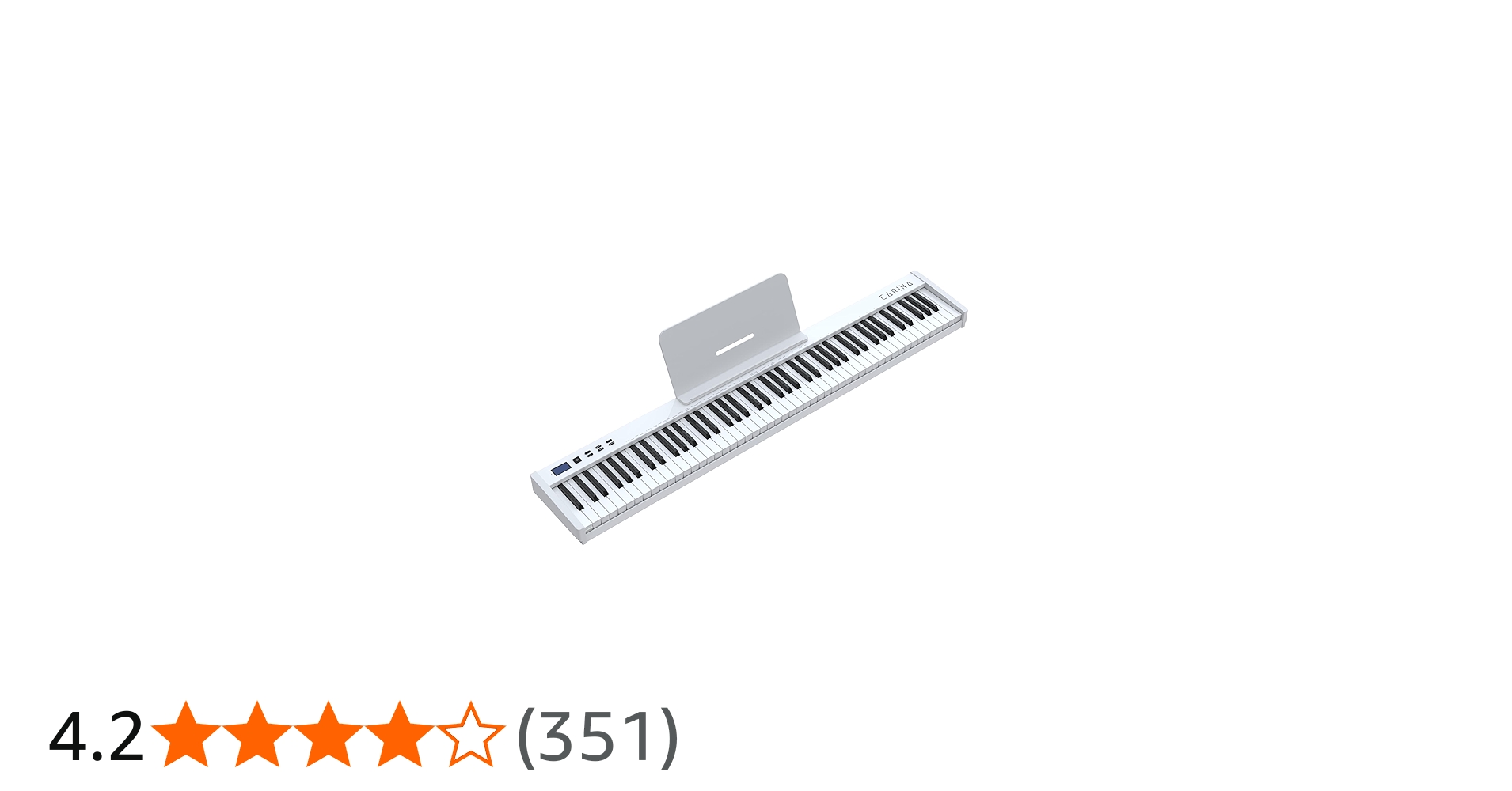 Amazon | Carina 電子ピアノ 88鍵盤 キーボード 軽量スリム 充電式